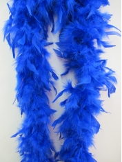 Blue Feather Boa - Costume Accessories